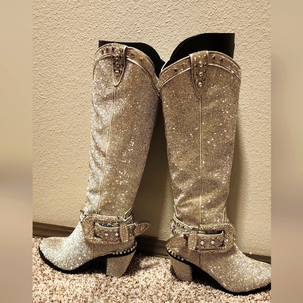 ClubXX Rhinestone Cowboy Boots